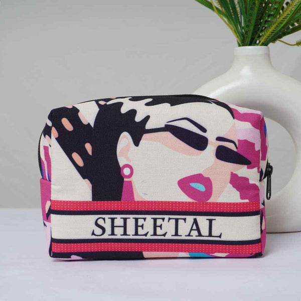 Beautiful Girl Printed Personalised Box Pouch